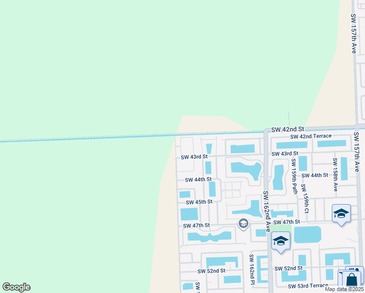 map of restaurants, bars, coffee shops, grocery stores, and more near 4201 Southwest 166th Court in Miami