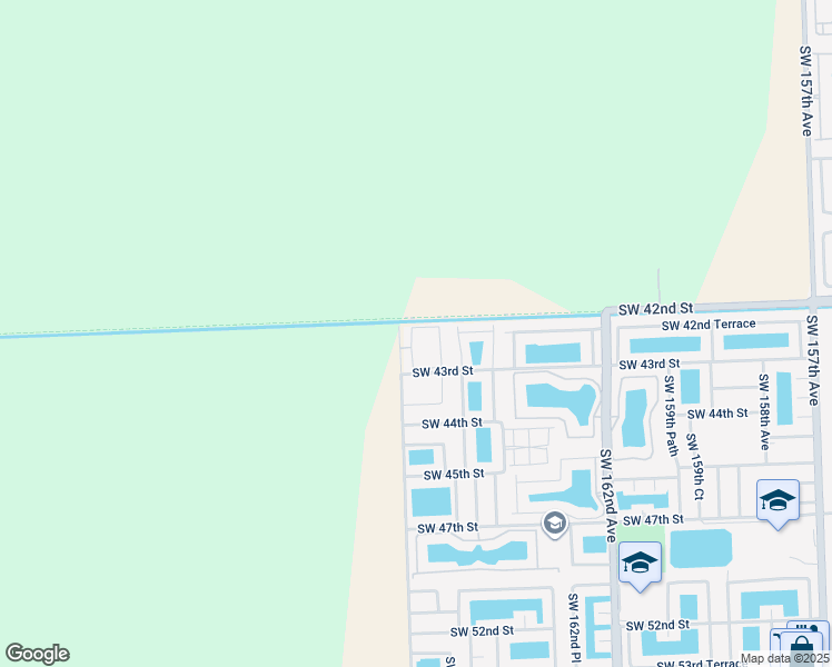 map of restaurants, bars, coffee shops, grocery stores, and more near 4201 Southwest 166th Court in Miami