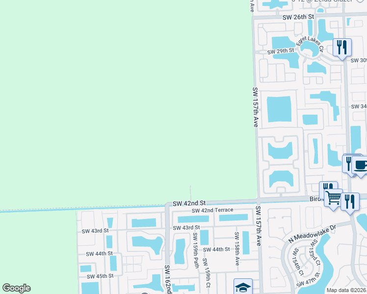 map of restaurants, bars, coffee shops, grocery stores, and more near in Miami-Dade County