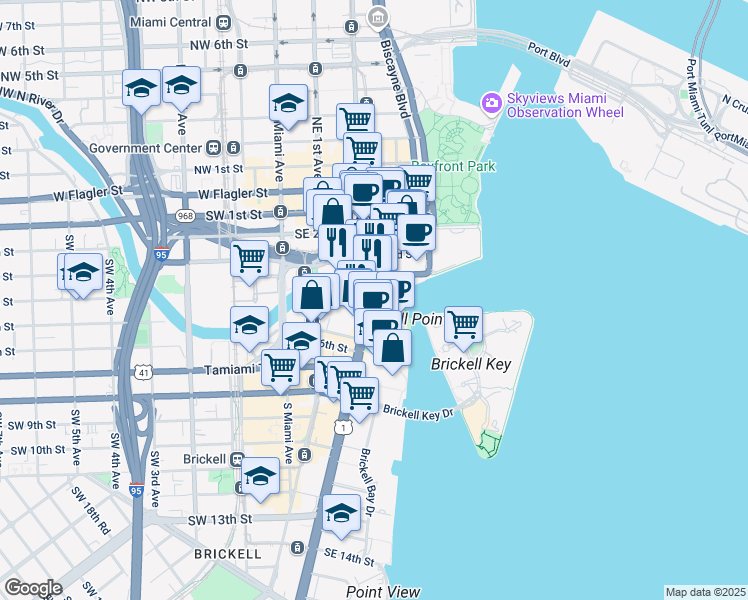 425 Brickell Avenue, Miami FL Walk Score