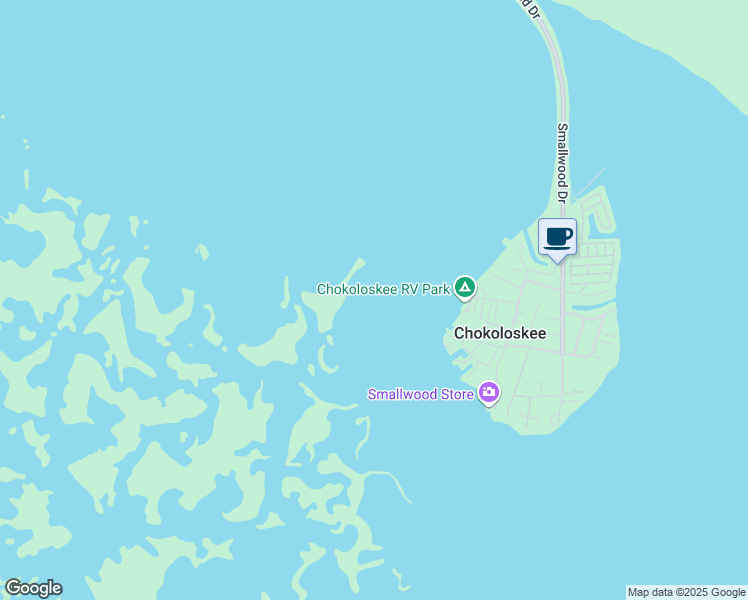 map of restaurants, bars, coffee shops, grocery stores, and more near in Chokoloskee