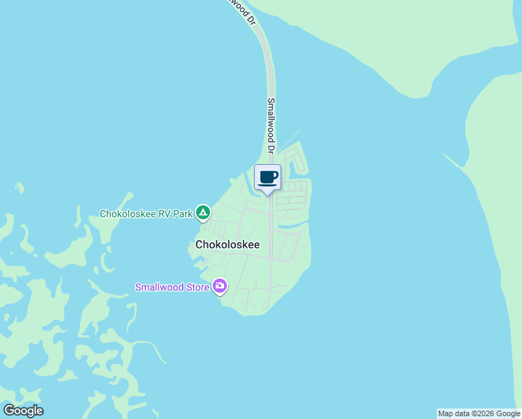 map of restaurants, bars, coffee shops, grocery stores, and more near 1254 Demere Lane in Ochopee