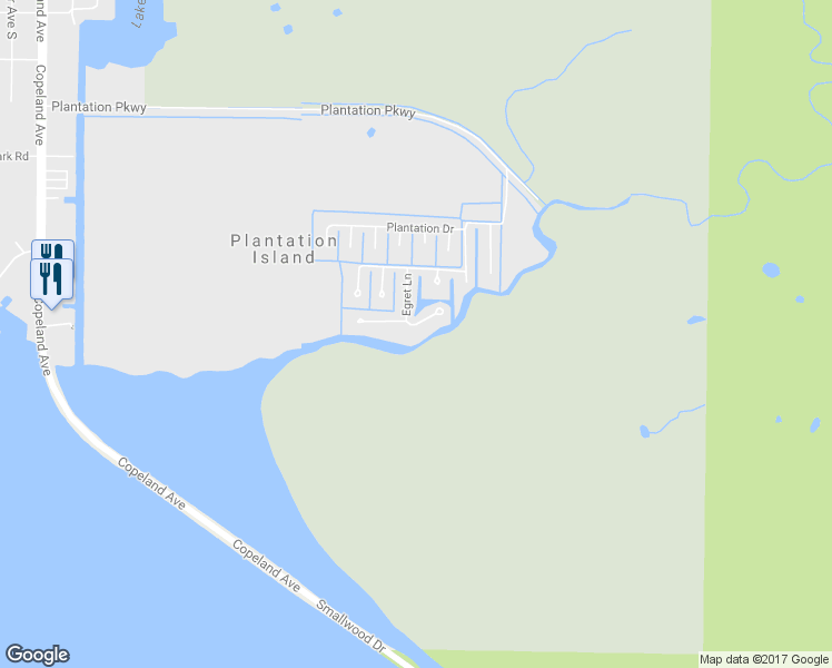 map of restaurants, bars, coffee shops, grocery stores, and more near 50 East Flamingo Drive in Ochopee