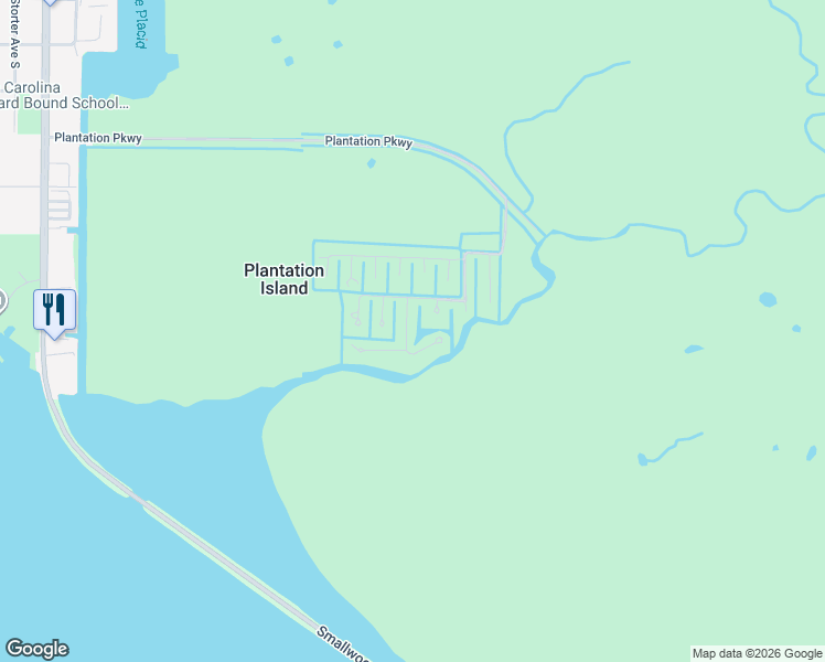 map of restaurants, bars, coffee shops, grocery stores, and more near 22 Egret Lane in Ochopee