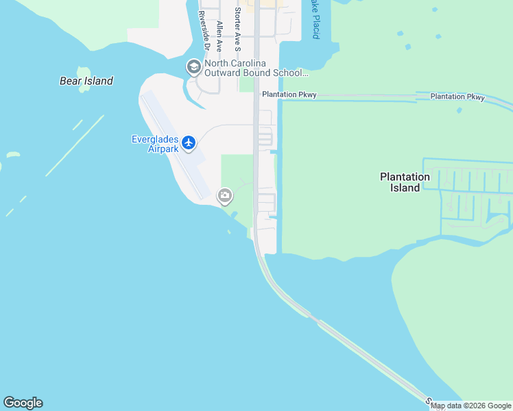 map of restaurants, bars, coffee shops, grocery stores, and more near 875 South Copeland Avenue in Everglades City
