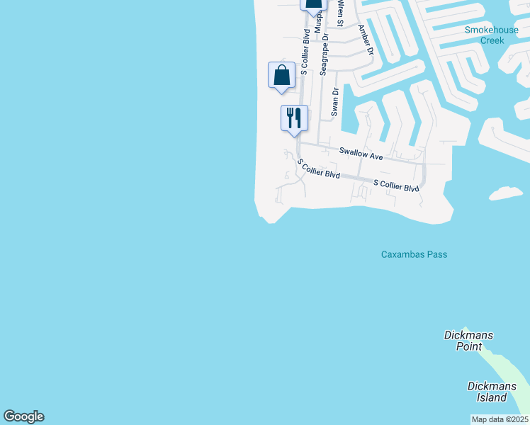 map of restaurants, bars, coffee shops, grocery stores, and more near 960 Cape Marco Drive in Marco Island