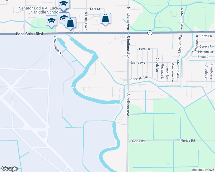 map of restaurants, bars, coffee shops, grocery stores, and more near 7554 Utah Road in Brownsville