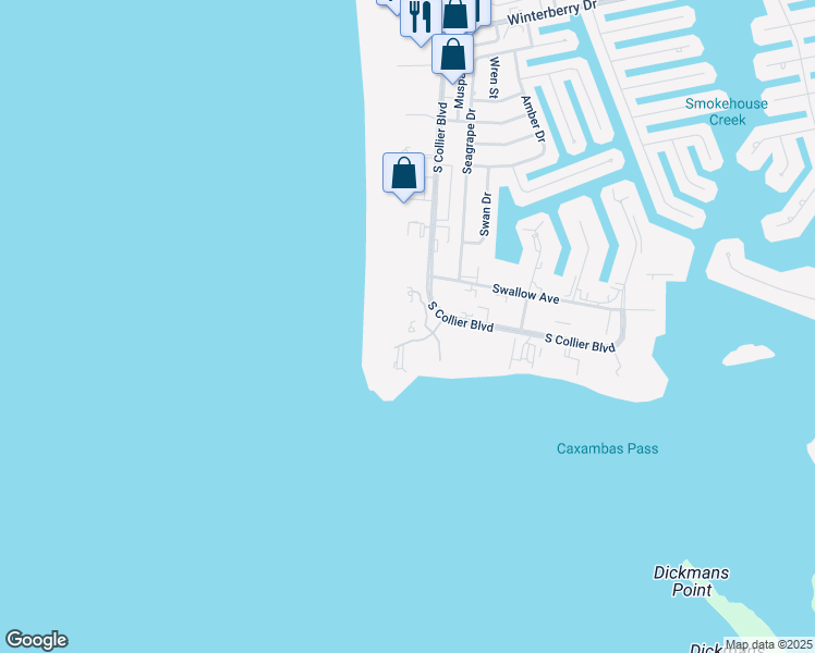 map of restaurants, bars, coffee shops, grocery stores, and more near 940 Cape Marco Drive in Marco Island