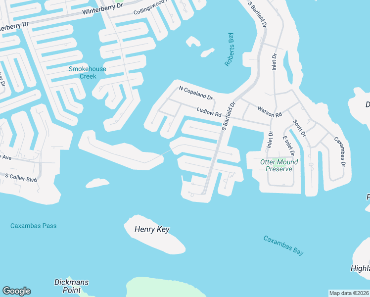 map of restaurants, bars, coffee shops, grocery stores, and more near 1535 Caxambas Court in Marco Island