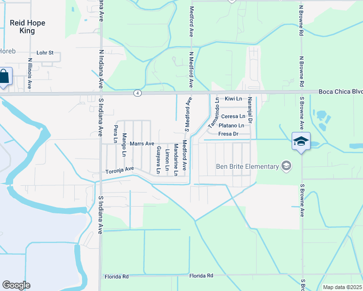 map of restaurants, bars, coffee shops, grocery stores, and more near 529 Medford Ave in Brownsville