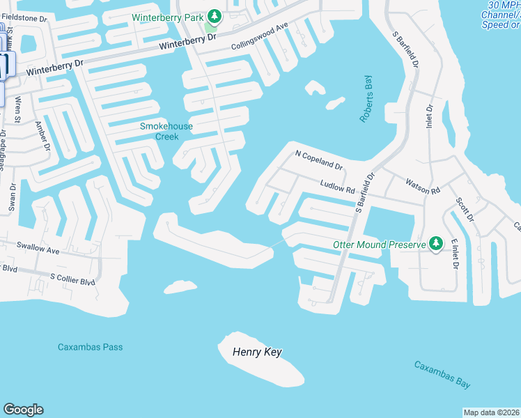 map of restaurants, bars, coffee shops, grocery stores, and more near 871 West Copeland Drive in Marco Island