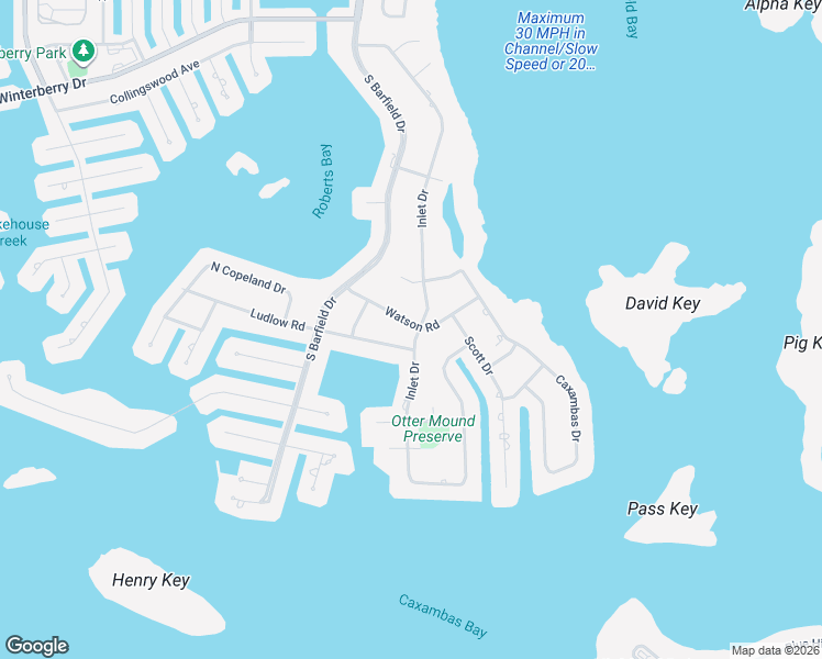 map of restaurants, bars, coffee shops, grocery stores, and more near 754500 Inlet Drive in Marco Island