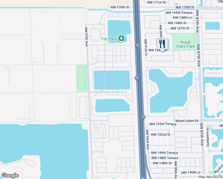 map of restaurants, bars, coffee shops, grocery stores, and more near 10363 West 34th Court in Hialeah