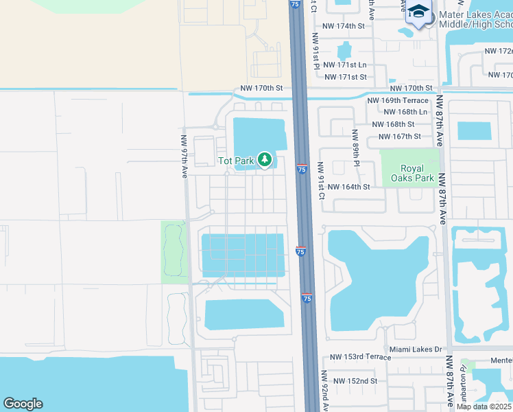 map of restaurants, bars, coffee shops, grocery stores, and more near 10825 West 33rd Way in Hialeah