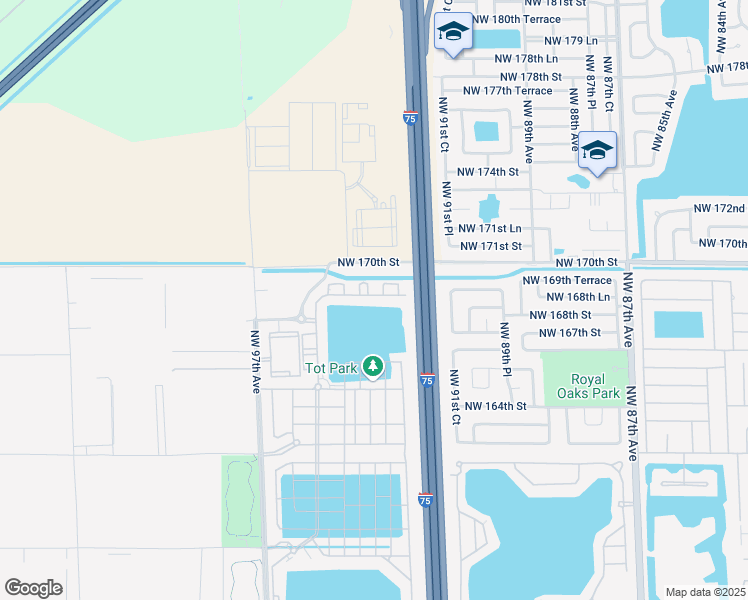 map of restaurants, bars, coffee shops, grocery stores, and more near in Hialeah