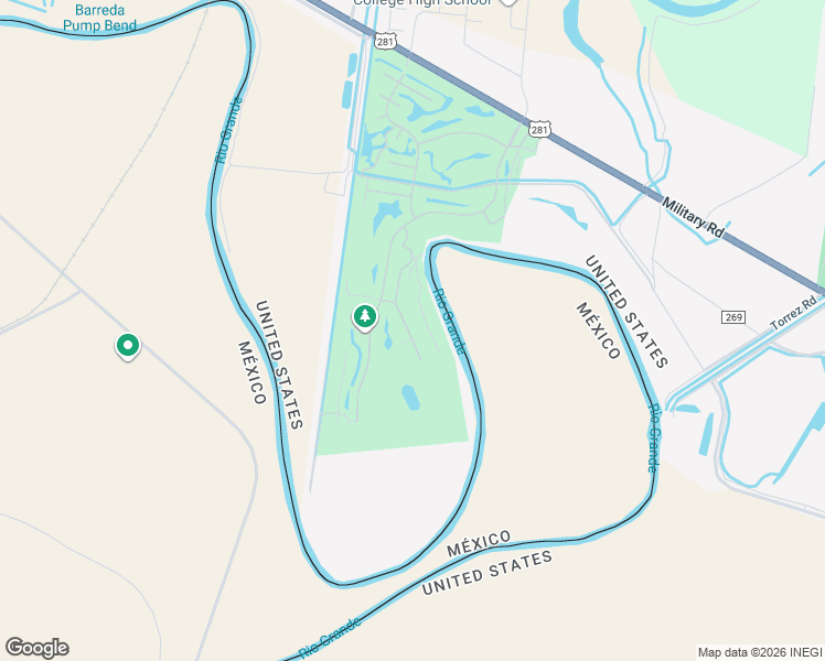 map of restaurants, bars, coffee shops, grocery stores, and more near 115 Missouri River Drive in Brownsville