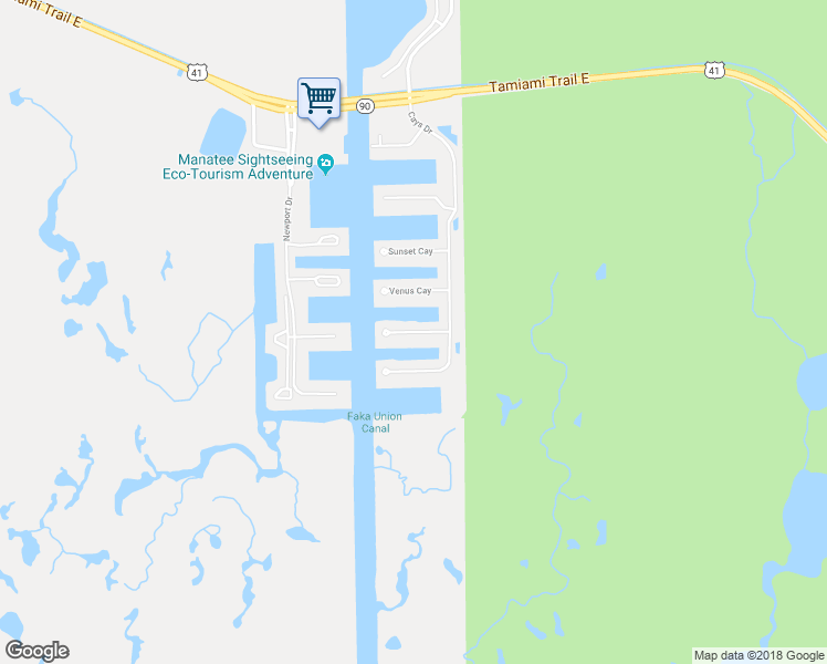 map of restaurants, bars, coffee shops, grocery stores, and more near Windward Cay in Naples