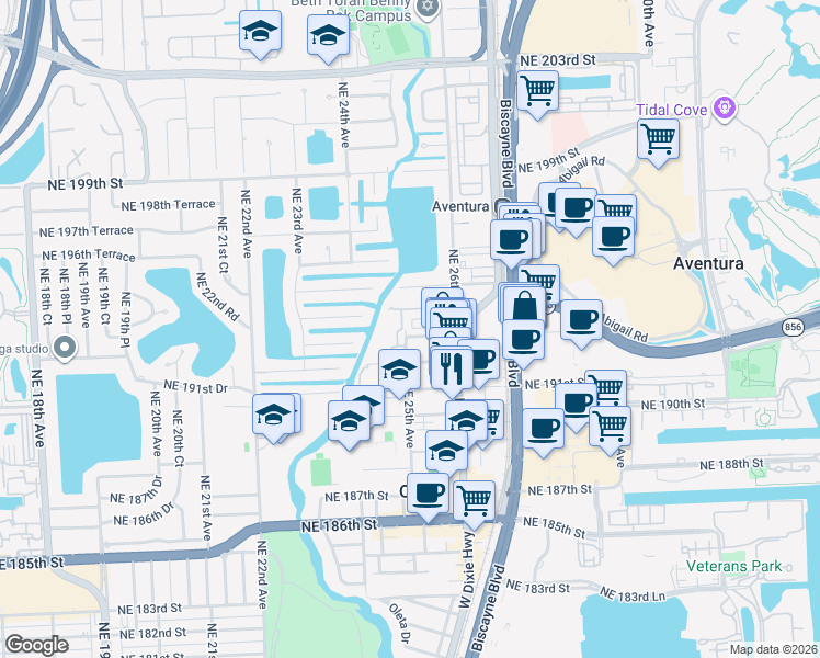 map of restaurants, bars, coffee shops, grocery stores, and more near in Ojus