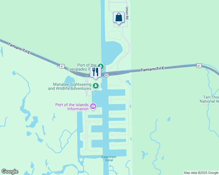 map of restaurants, bars, coffee shops, grocery stores, and more near 380 Stella Maris Drive North in Naples