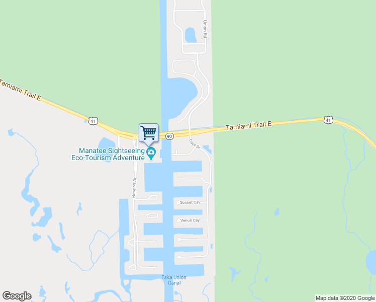 map of restaurants, bars, coffee shops, grocery stores, and more near 289 Cays Drive in Naples