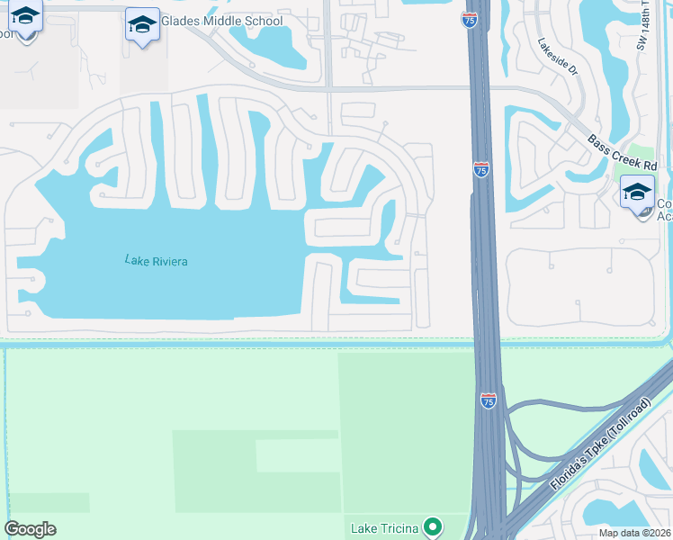 map of restaurants, bars, coffee shops, grocery stores, and more near 15835 Southwest 52nd Court in Miramar