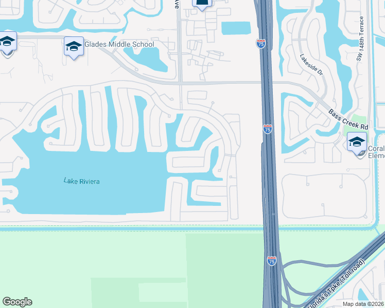 map of restaurants, bars, coffee shops, grocery stores, and more near 15826 Southwest 51st Street in Miramar