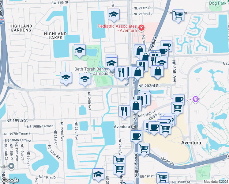 map of restaurants, bars, coffee shops, grocery stores, and more near in Ojus