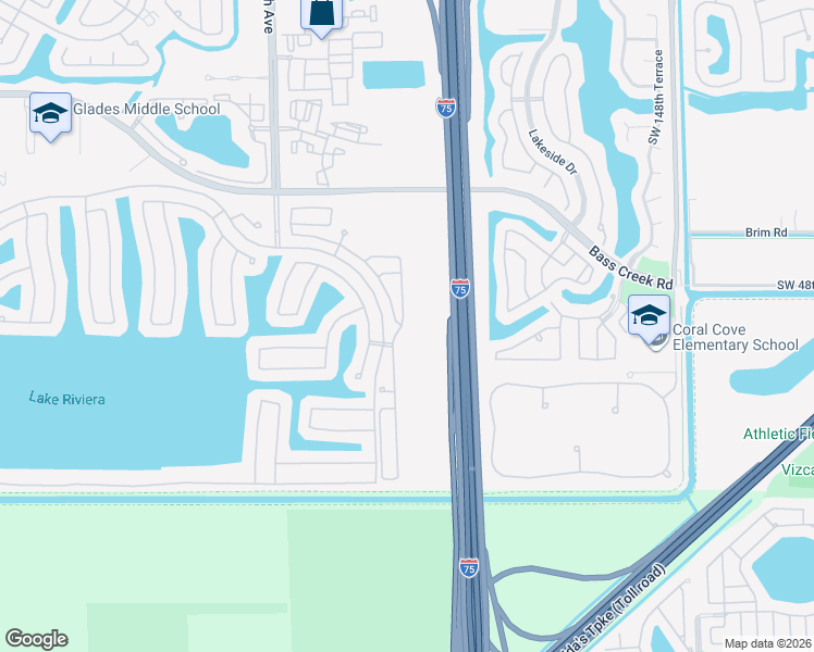 map of restaurants, bars, coffee shops, grocery stores, and more near 5065 Southwest 155th Avenue in Miramar