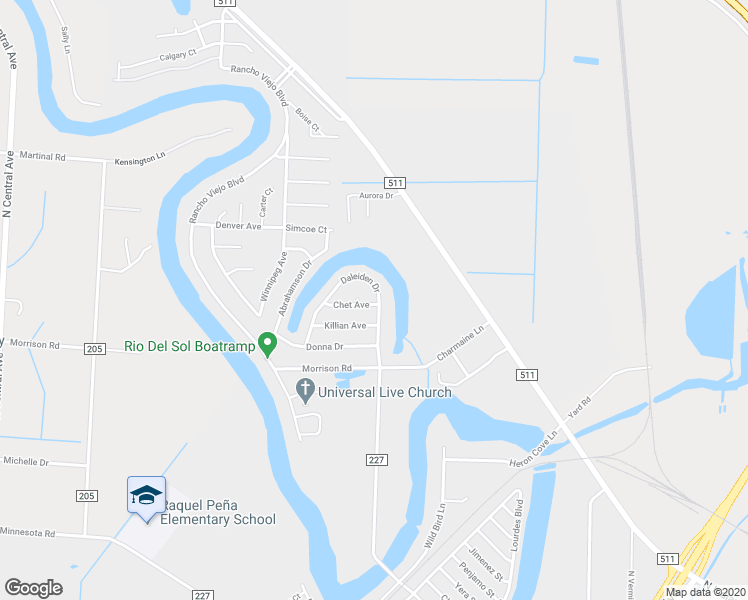 map of restaurants, bars, coffee shops, grocery stores, and more near 5197 Chet Avenue in Brownsville