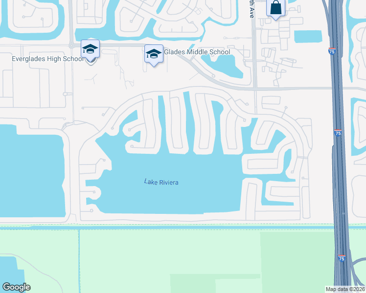 map of restaurants, bars, coffee shops, grocery stores, and more near 4991 Southwest 165th Avenue in Miramar