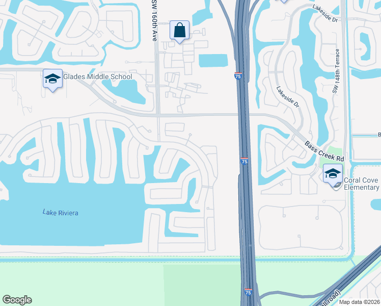 map of restaurants, bars, coffee shops, grocery stores, and more near 15841 Southwest 49th Court in Miramar