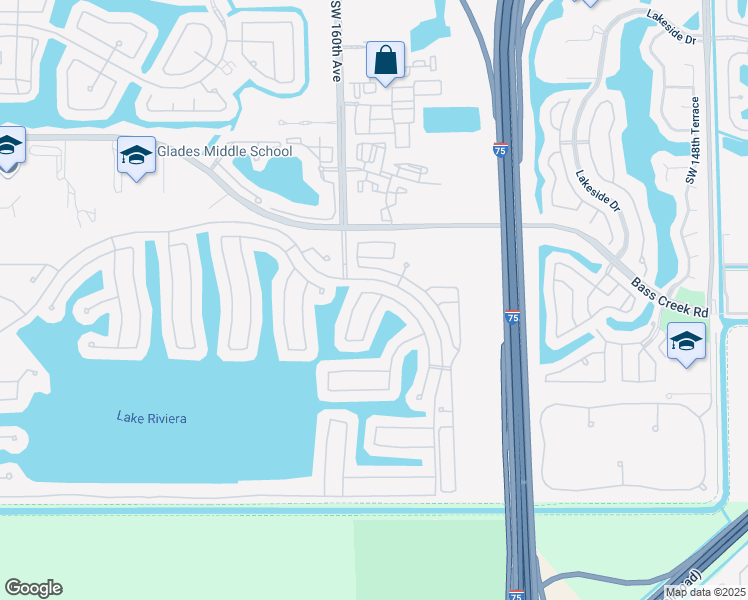 map of restaurants, bars, coffee shops, grocery stores, and more near 4904 Southwest 158th Way in Miramar