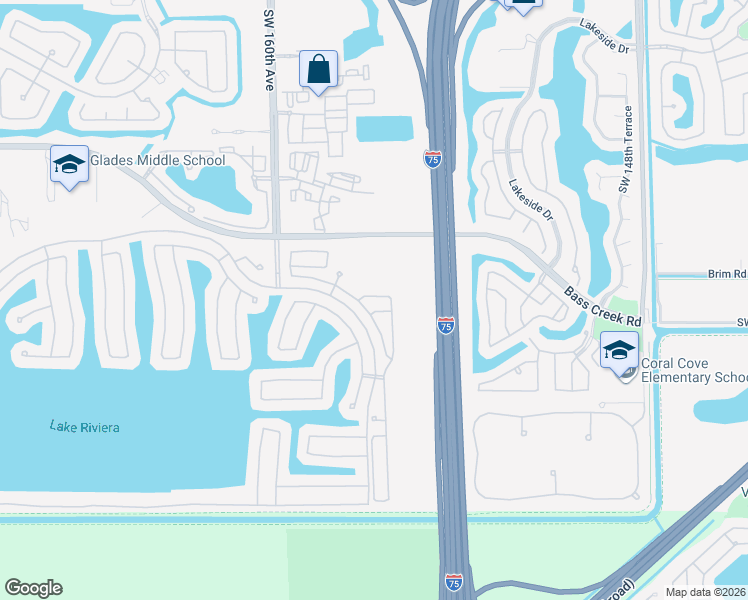 map of restaurants, bars, coffee shops, grocery stores, and more near 15570 Southwest 49th Court in Miramar