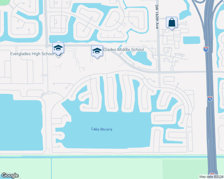 map of restaurants, bars, coffee shops, grocery stores, and more near 4959 Southwest 165th Avenue in Miramar