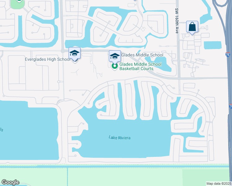 map of restaurants, bars, coffee shops, grocery stores, and more near 4912 Southwest 167th Avenue in Miramar