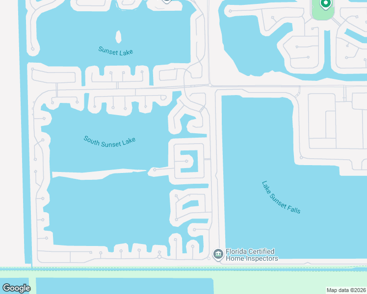 map of restaurants, bars, coffee shops, grocery stores, and more near 18580 Southwest 44th Street in Miramar