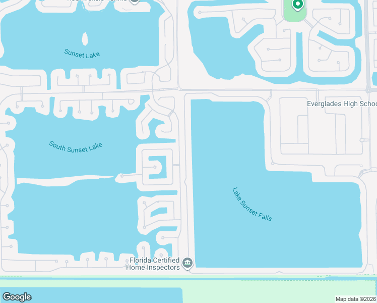 map of restaurants, bars, coffee shops, grocery stores, and more near 4547 Southwest 183rd Avenue in Miramar