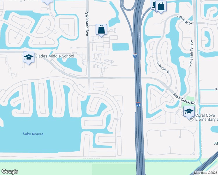 map of restaurants, bars, coffee shops, grocery stores, and more near 4811 Southwest 157th Way in Miramar