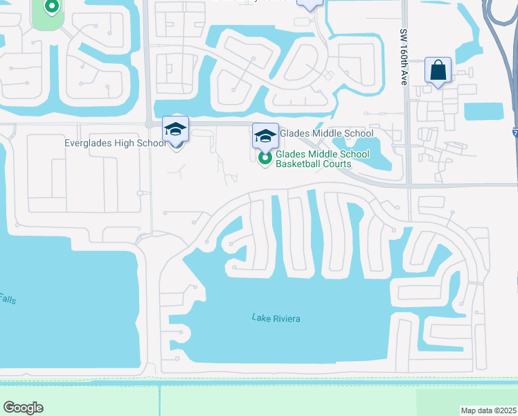 map of restaurants, bars, coffee shops, grocery stores, and more near 4912 Southwest 167th Avenue in Miramar
