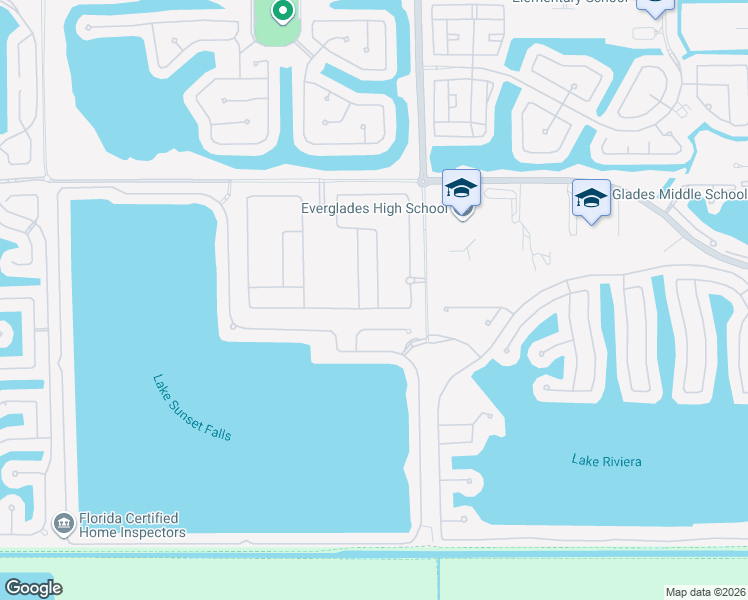 map of restaurants, bars, coffee shops, grocery stores, and more near 17423 Southwest 47th Court in Miramar