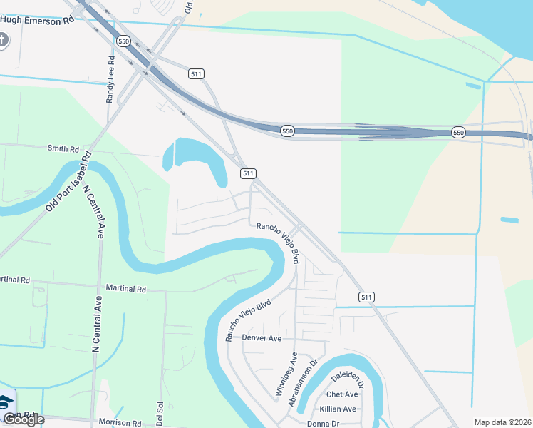 map of restaurants, bars, coffee shops, grocery stores, and more near 110 Calgary Court in Brownsville