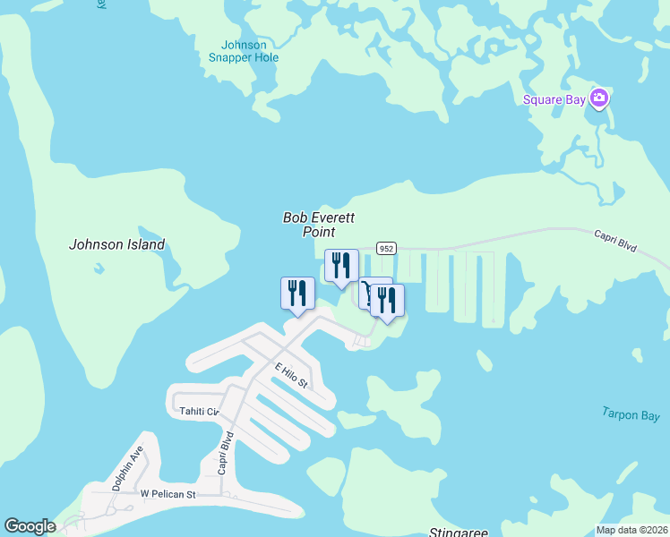 map of restaurants, bars, coffee shops, grocery stores, and more near 410 Antigua Street in Naples