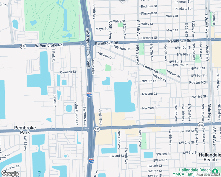 map of restaurants, bars, coffee shops, grocery stores, and more near 1050 NW 7th Ct in Hallandale Beach