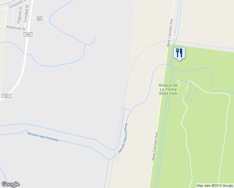 map of restaurants, bars, coffee shops, grocery stores, and more near Grove Park Road in Brownsville