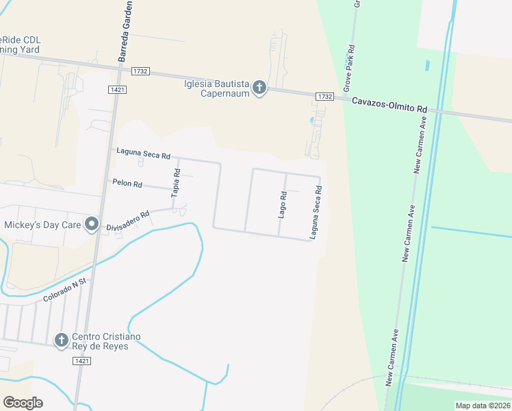 map of restaurants, bars, coffee shops, grocery stores, and more near 9932 Laguna Escondida Road in Brownsville