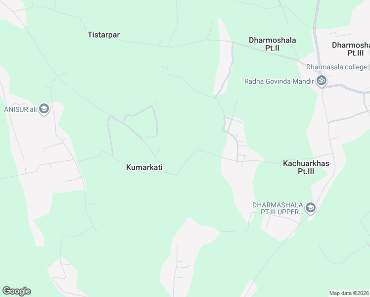 map of restaurants, bars, coffee shops, grocery stores, and more near in Dhubri