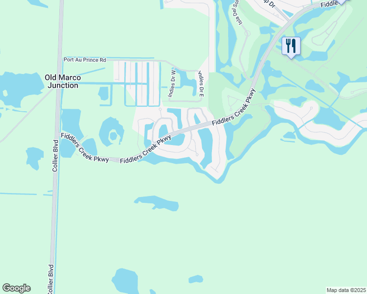 map of restaurants, bars, coffee shops, grocery stores, and more near 8469 Mallards Way in Naples