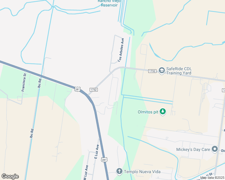 map of restaurants, bars, coffee shops, grocery stores, and more near 5441 Campo Real Circle in Brownsville