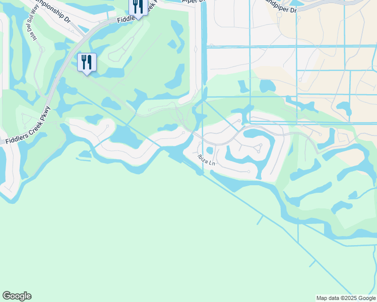 map of restaurants, bars, coffee shops, grocery stores, and more near 3287 Ibiza Lane in Naples