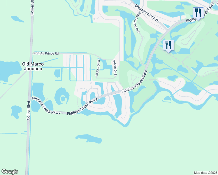 map of restaurants, bars, coffee shops, grocery stores, and more near 8561 Peppertree Way in Naples